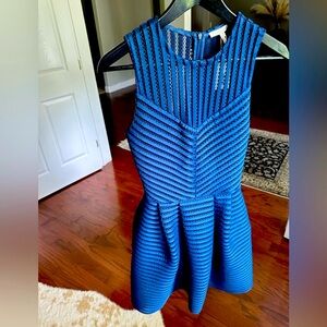 NWT Maje Knitted Blue Dress
